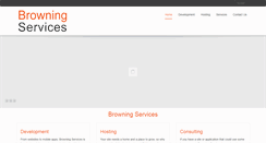 Desktop Screenshot of browning-services.com