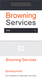 Mobile Screenshot of browning-services.com